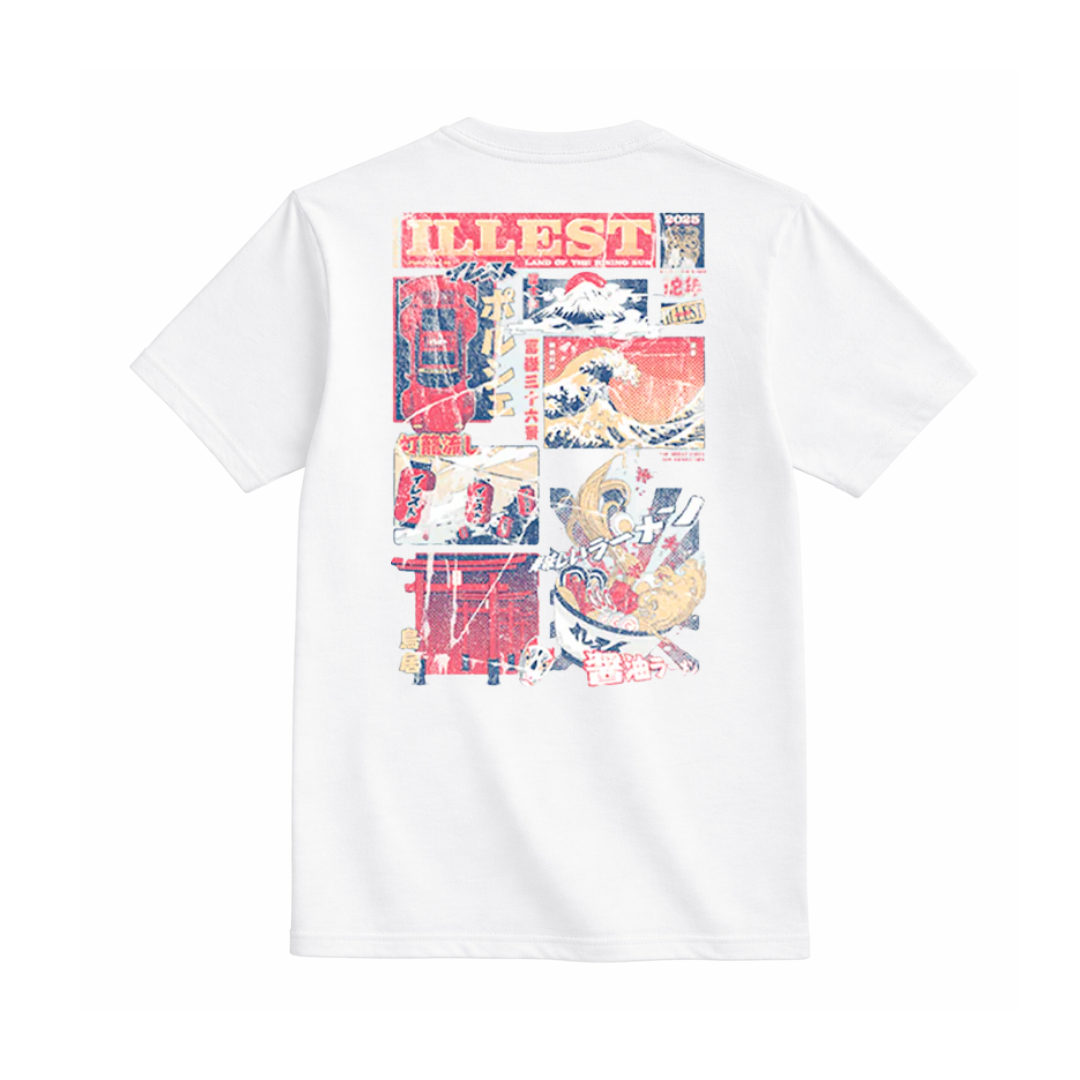 Vintage Tokyo Vertical Icons Tee