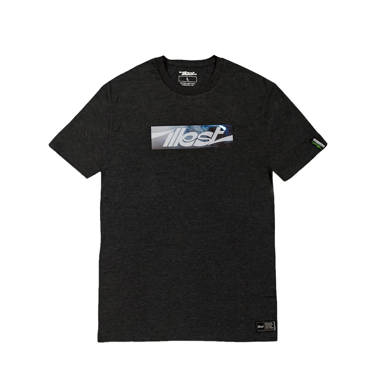 BL DRIFT TEE - HEATHER BLACK