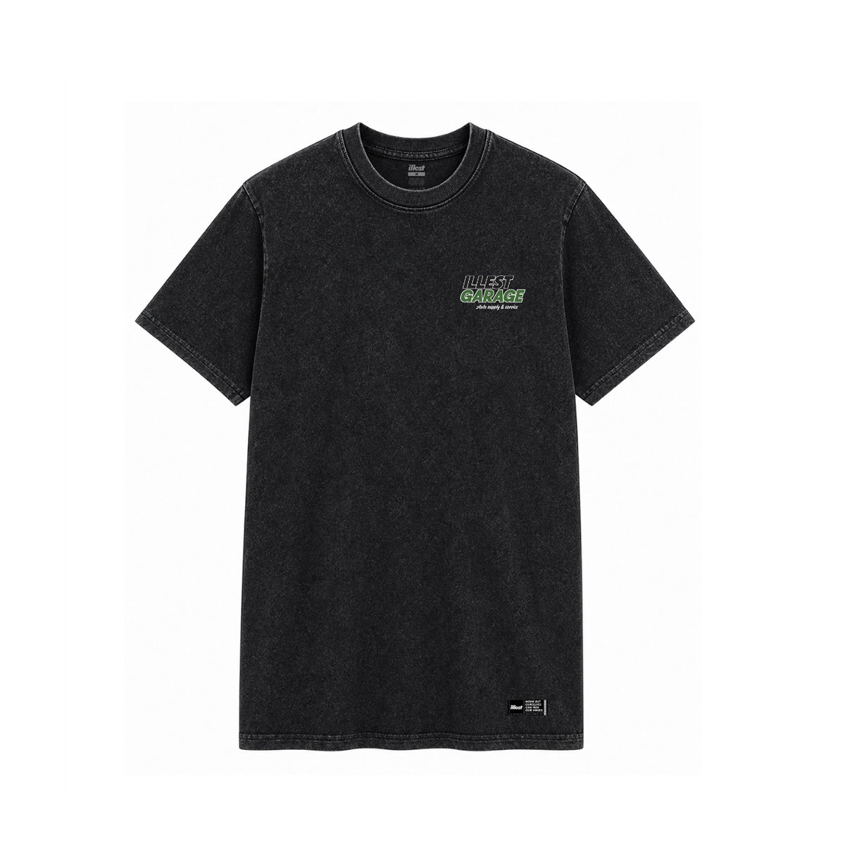 Garage Washed Gray Shock Tee