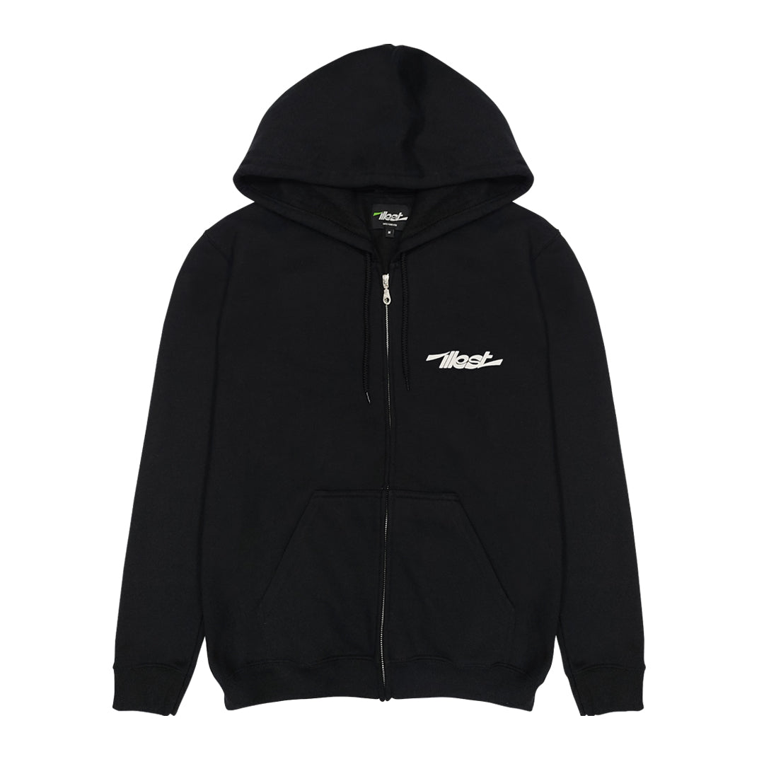 ILLEST MOTORVERSE ZIP HOODIE - BLACK