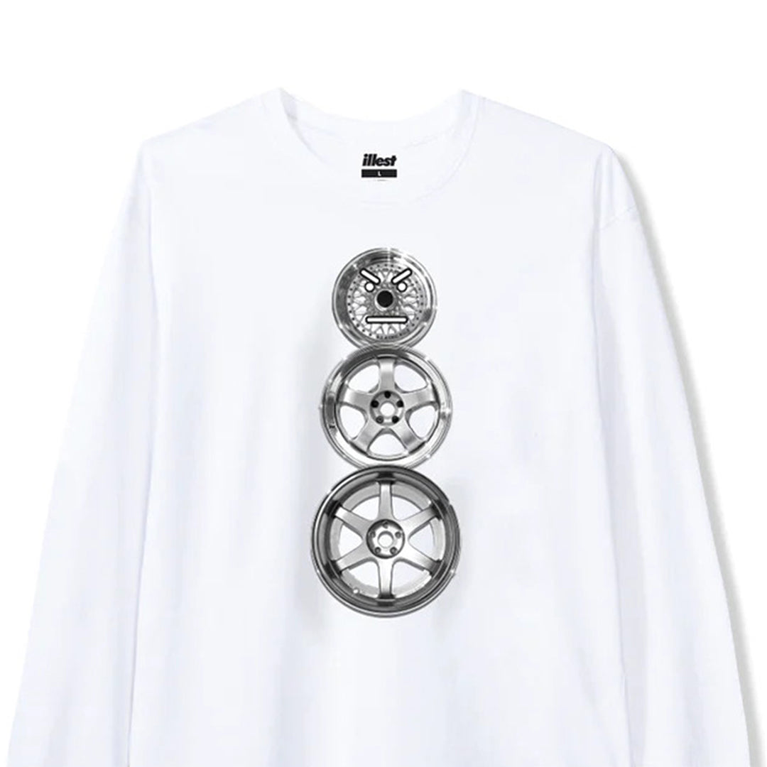 Snowman Long Sleeve Tee - White