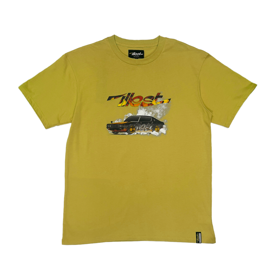 FIRE EYE TEE - MUSTARD YELLOW