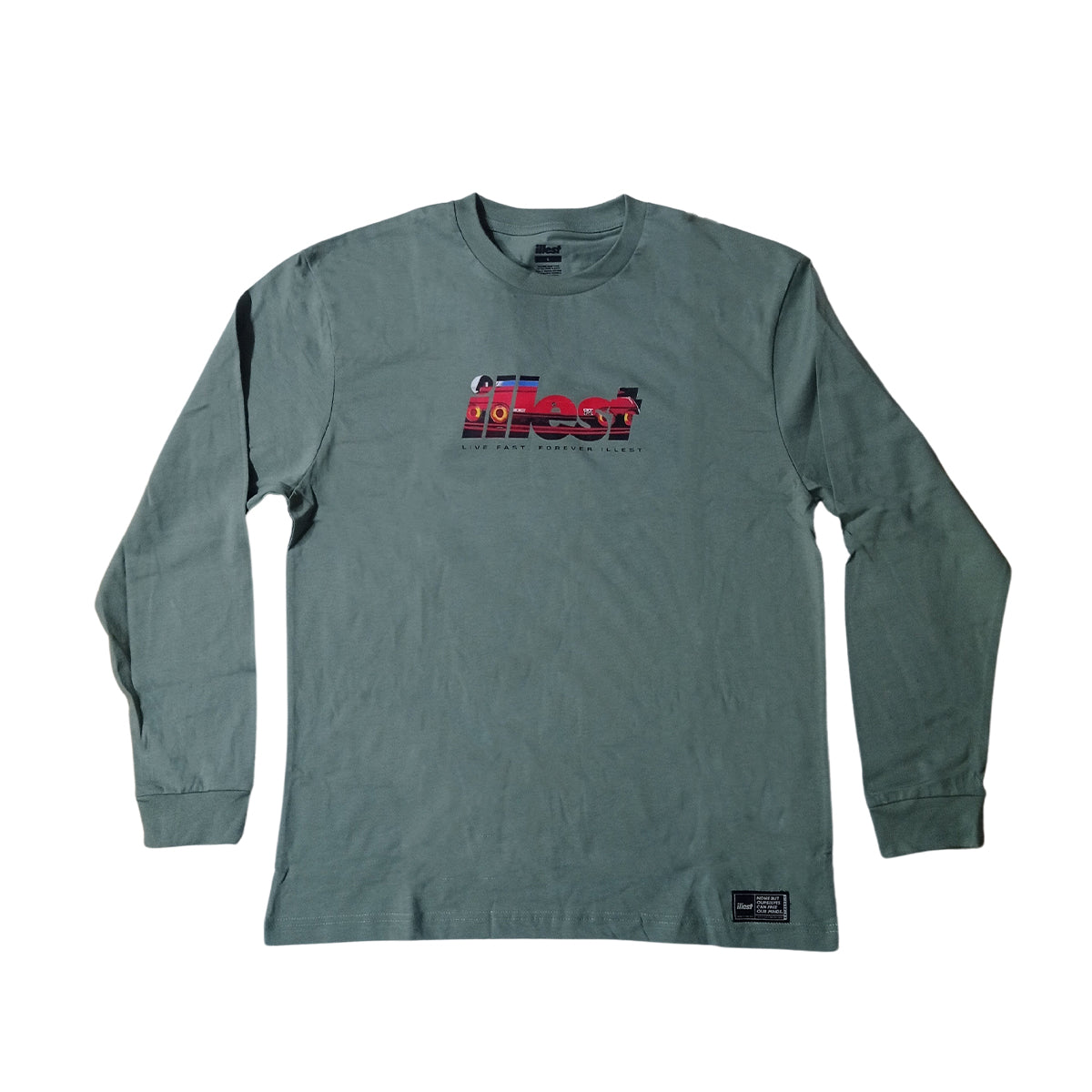 ILL R32 LONG SLEEVE TEE - SMOKE