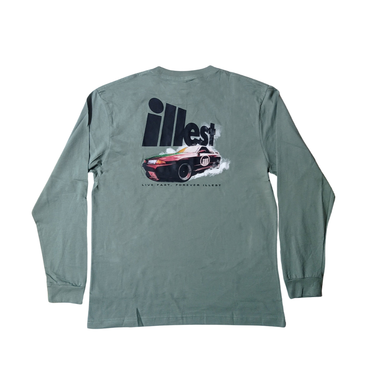 ILL R32 LONG SLEEVE TEE - SMOKE