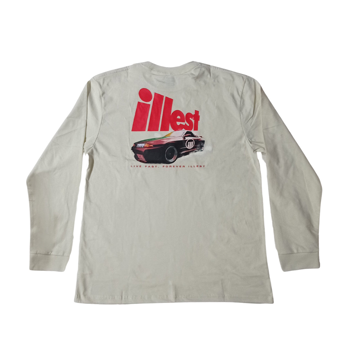 ILL R32 LONG SLEEVE TEE - VINTAGE NATURAL