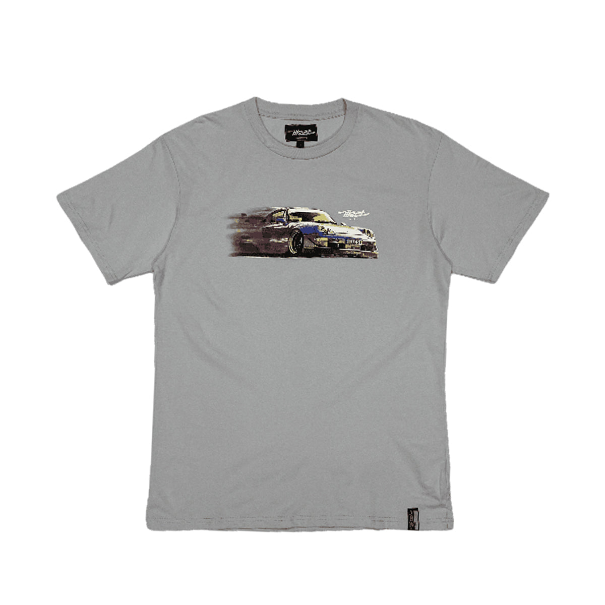 SPEED LANE TEE - LIGHT GREY