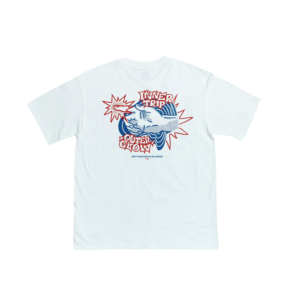 Inner Trip Outer Glow Retro Blue