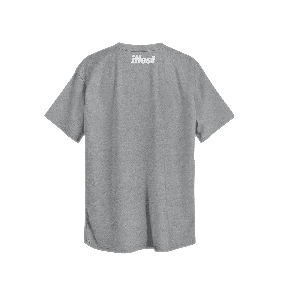 Neon Night Tee - Heather Grey