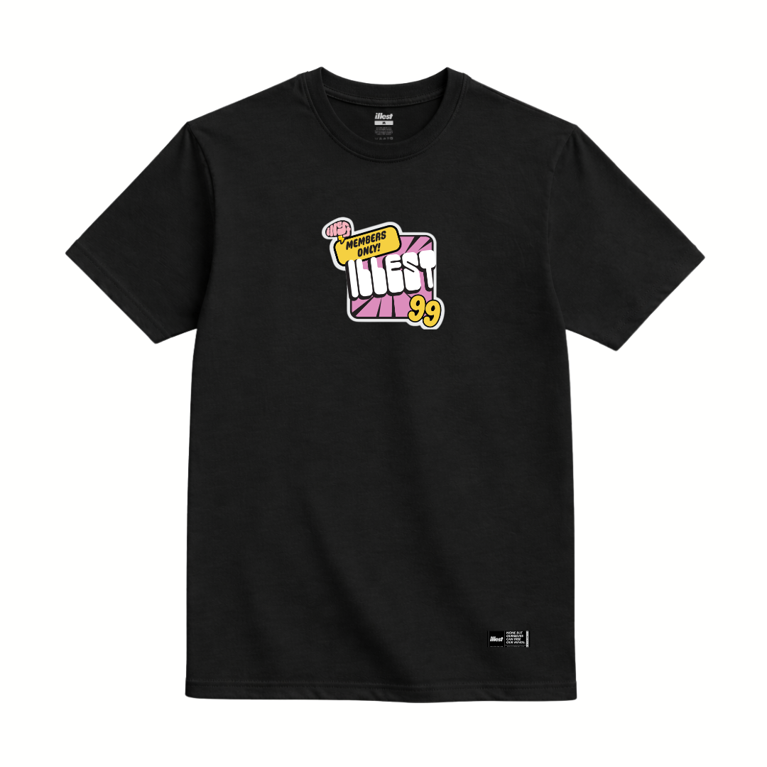 STICKER TEE - BLK