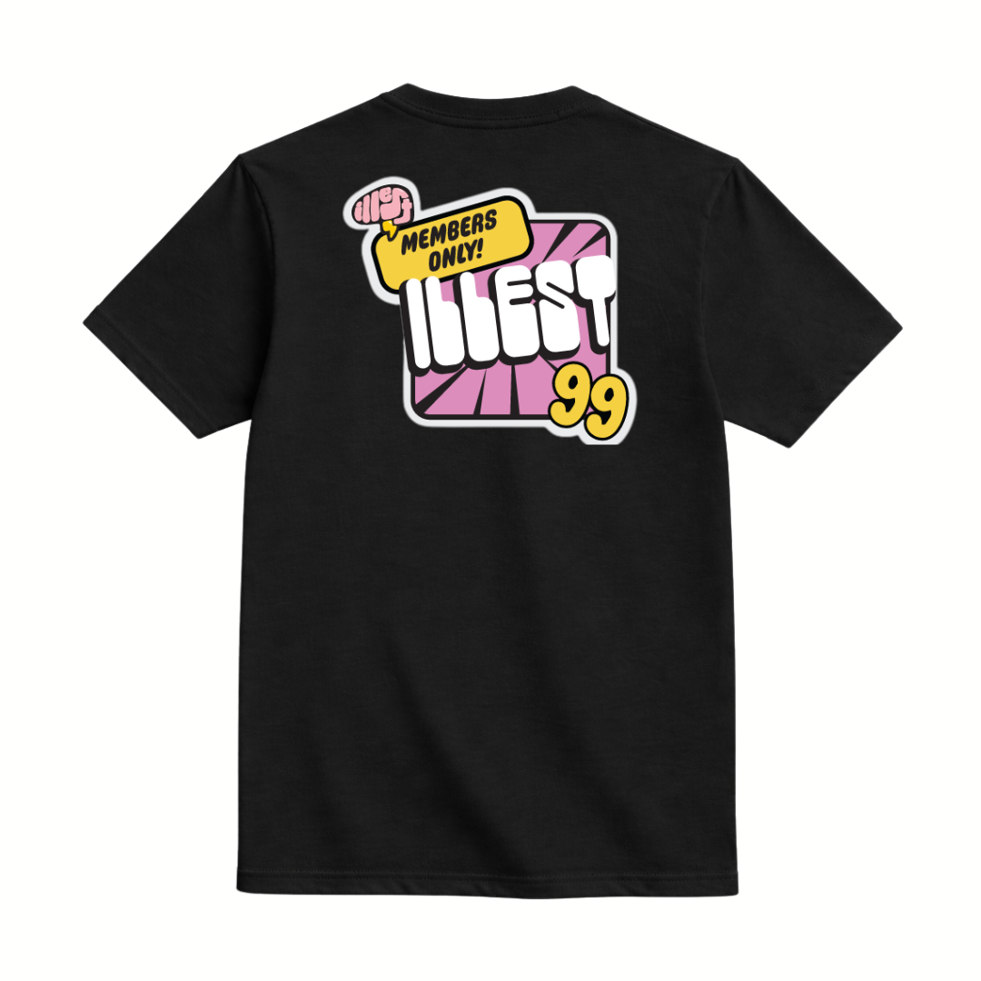 STICKER TEE - BLK