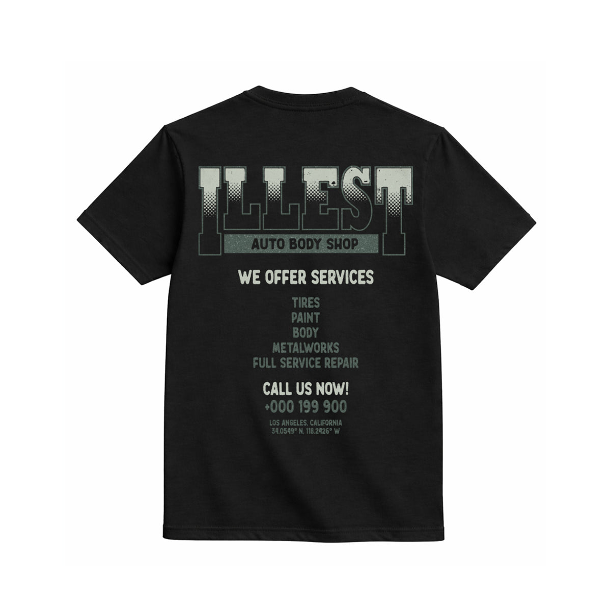 Garage Vintage Auto Body Shop Tee
