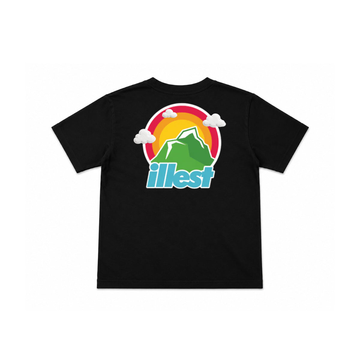 Cloudy Mountain Tee-Kids