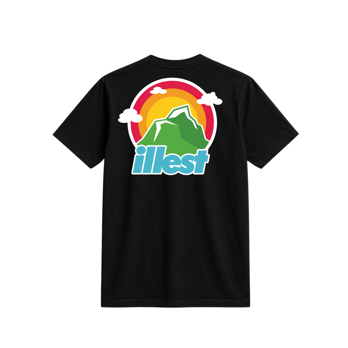 Cloudy Mountain Tee - Black