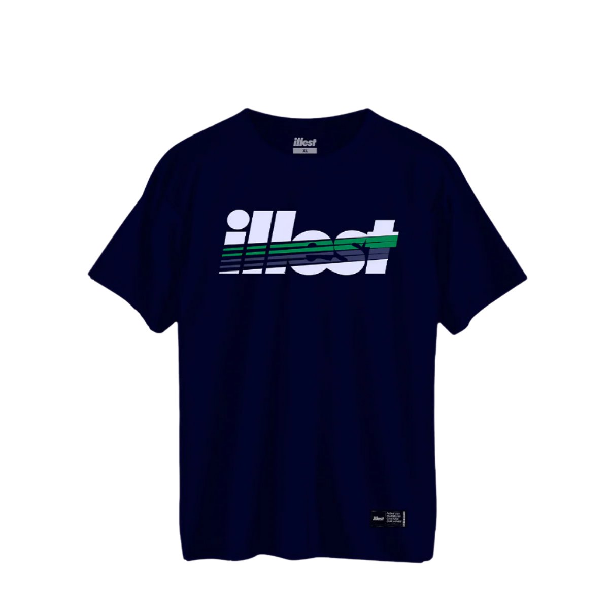 Bold Strike Logo Tee - Navy