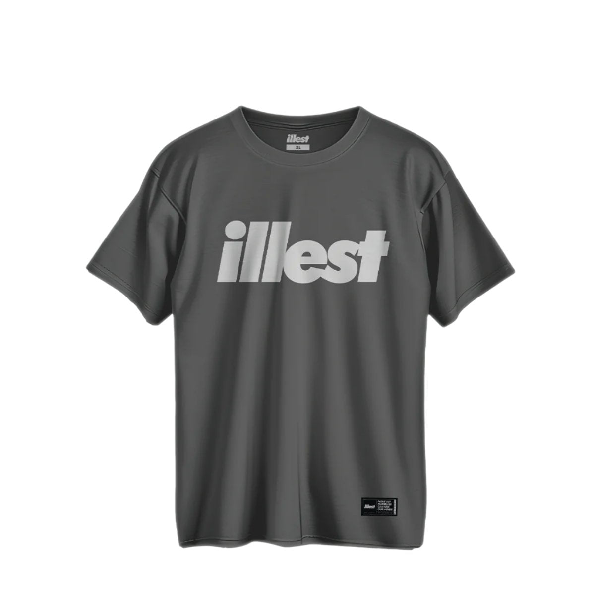 Bold Logo Tee - Heather Grey