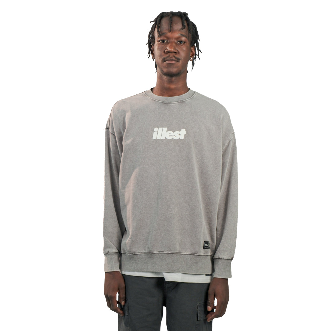 Wash Puff Sweatshirt - Grey
