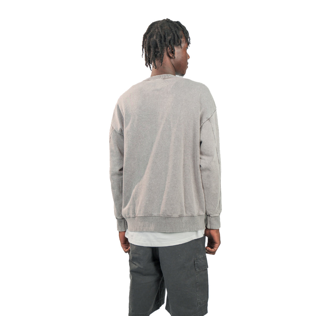 Wash Puff Sweatshirt - Grey