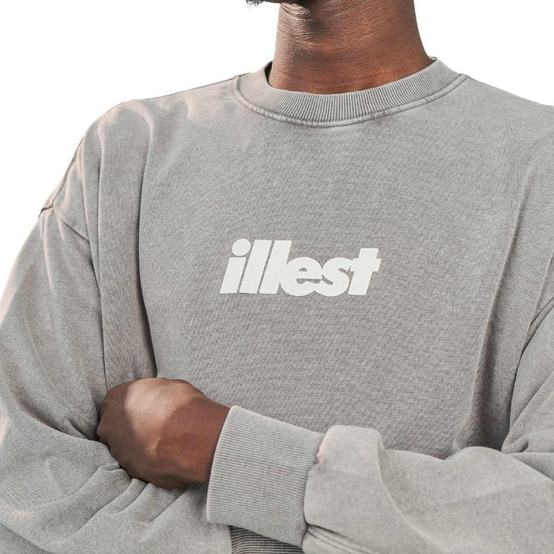 Wash Puff Sweatshirt - Grey