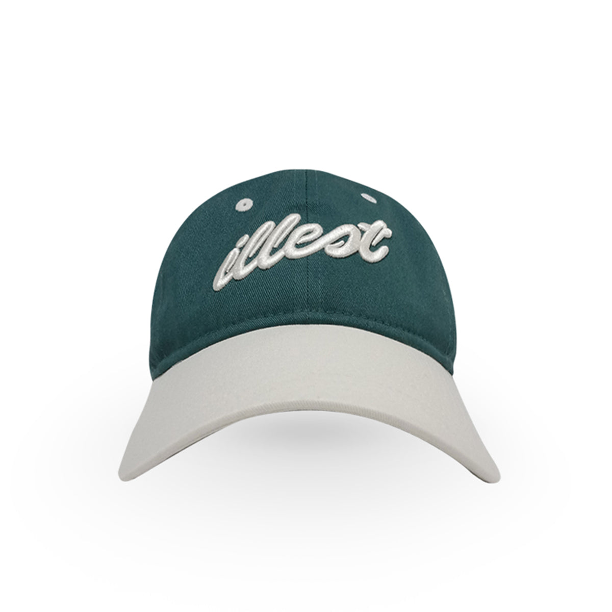 Baseball Cap Script Script Logo 2 Tone Baseball Cap