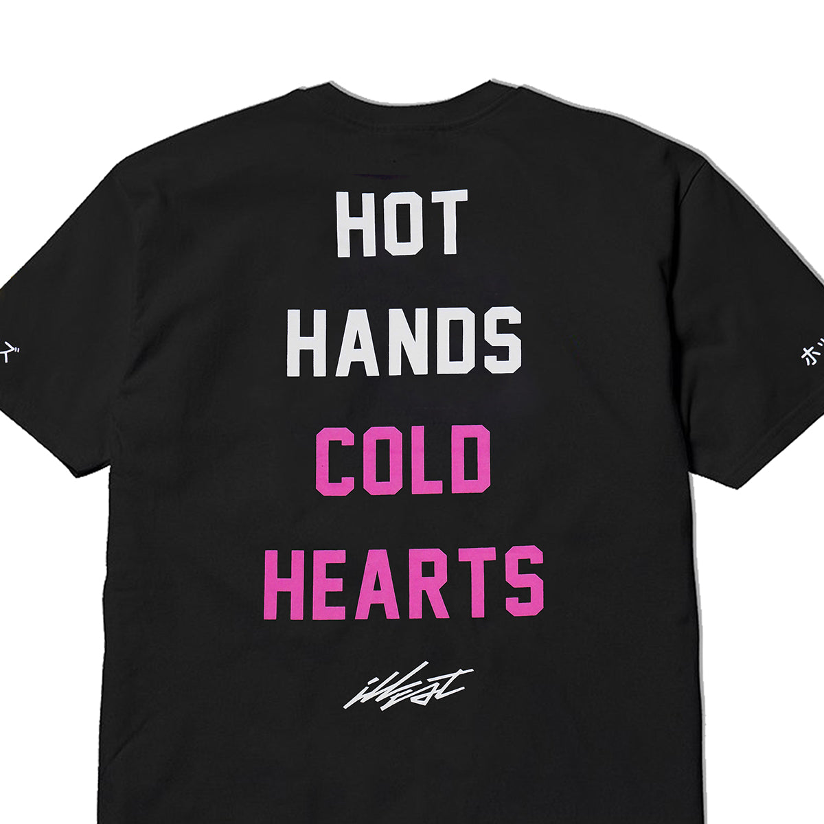 HOT HANDS COLD HEARTS BLACK SHORT SLEEVES TEE